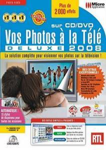 Logiciel diaporama photo : Vos Photos  la Tl sur CD/DVD  Deluxe 2008